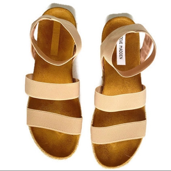 11 Steve Madden Kimmie Blush Platform Sandal Shoes - Picture 7 of 9